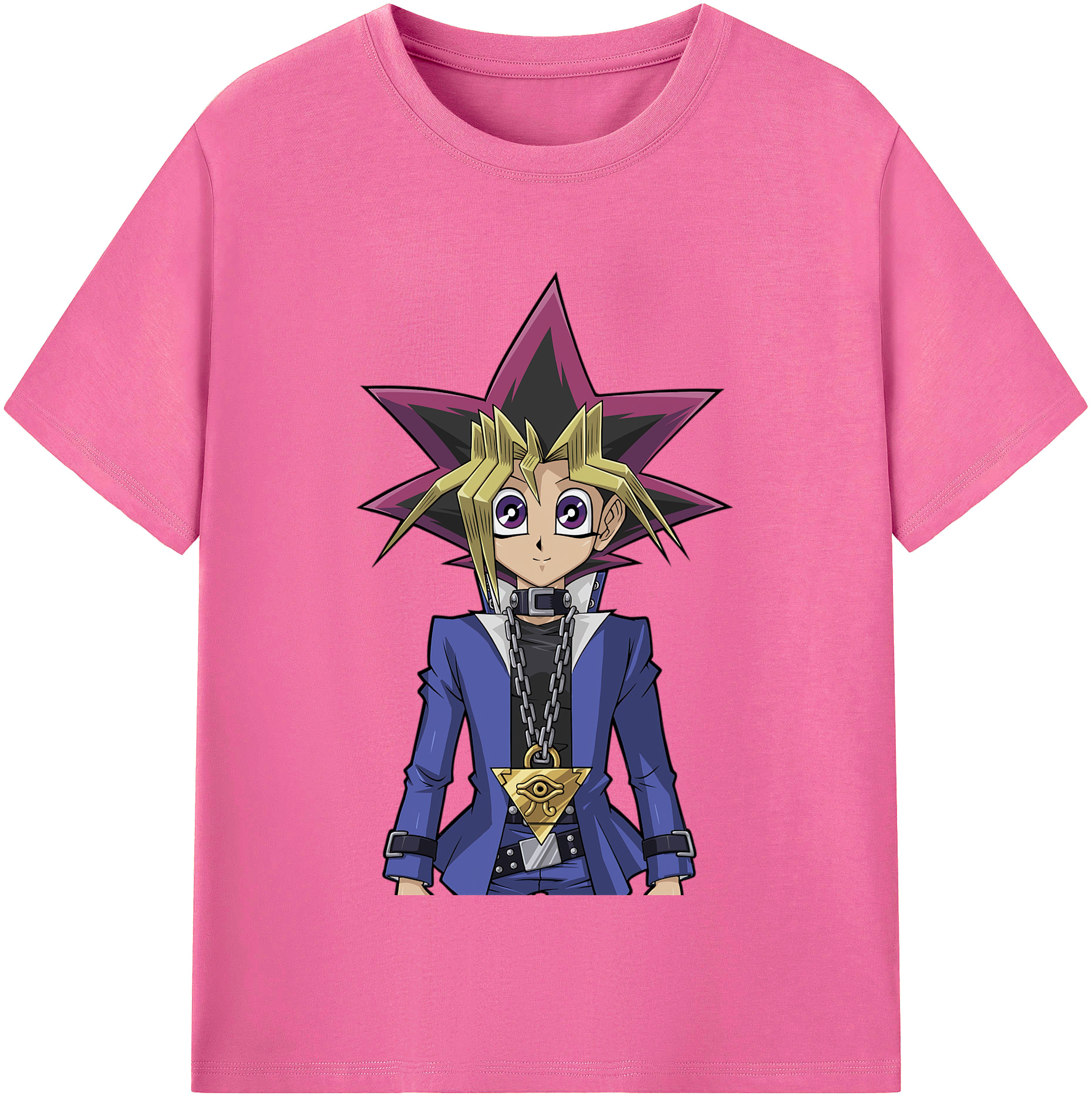 （画像用） 遊☆戯☆王 Yu-Gi-Oh! レディースカジュアルプリントTシャツ（綿100％）
